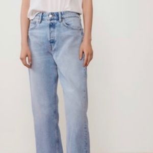 Zara Premium Collection Denim Straight Jeans Sz 10